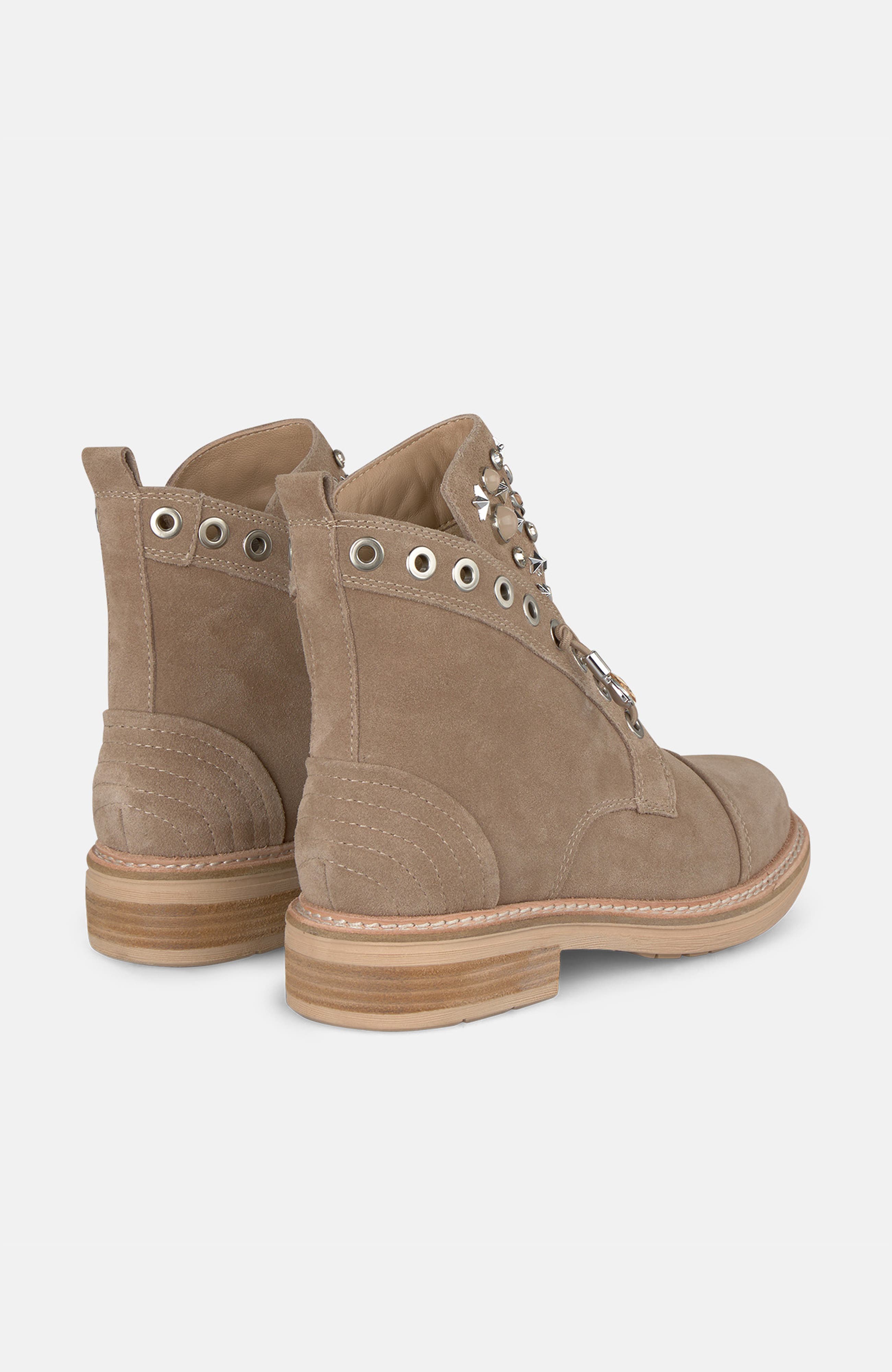Low Boots with Studs, Alternate, color, Vison