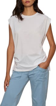 Sanctuary Pleated Muscle T-Shirt