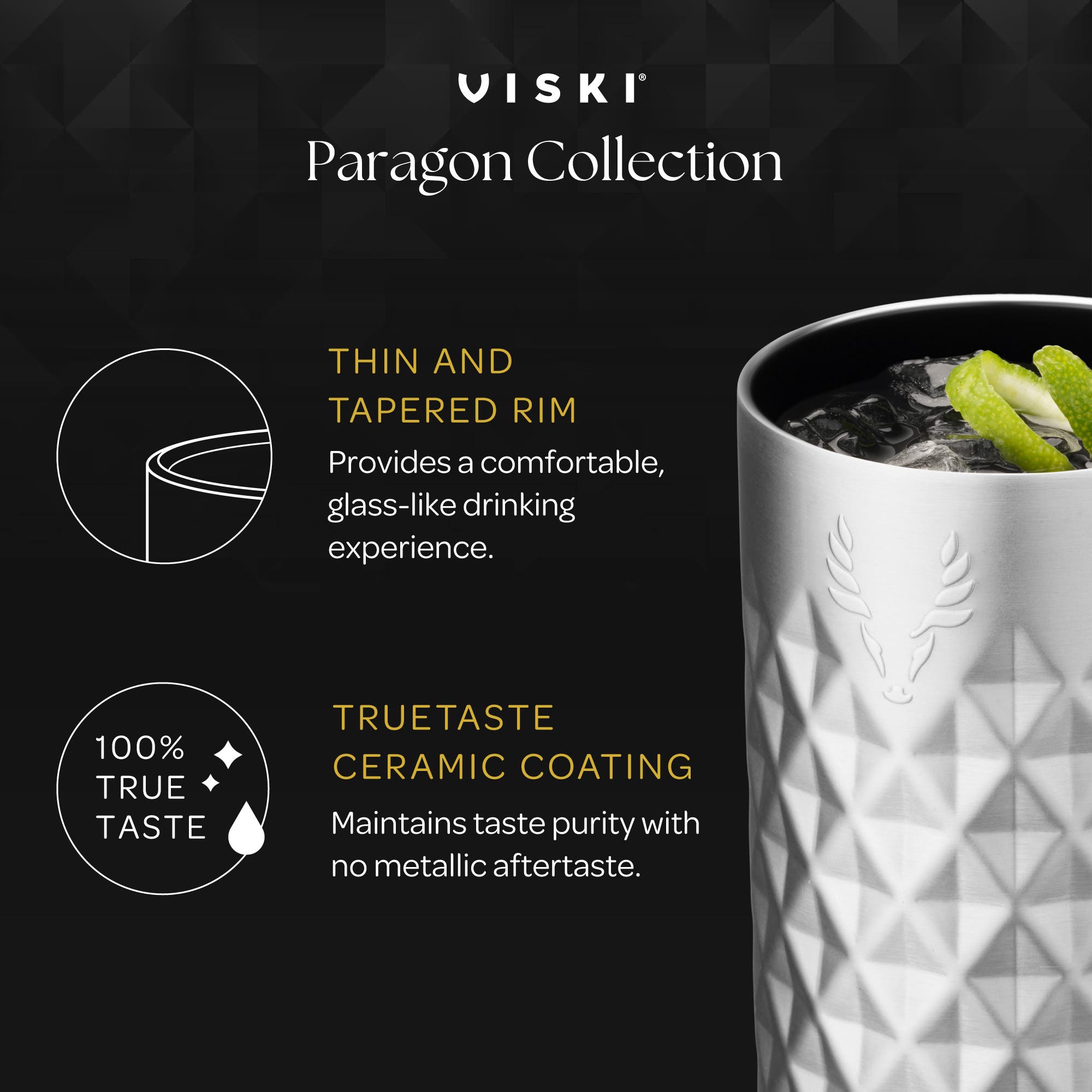 Viski Paragon Highball Tumbler - Thumbnail 4