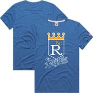 Homage Men's Homage  Royal Kansas City Royals Hyper Local Tri-Blend T-Shirt