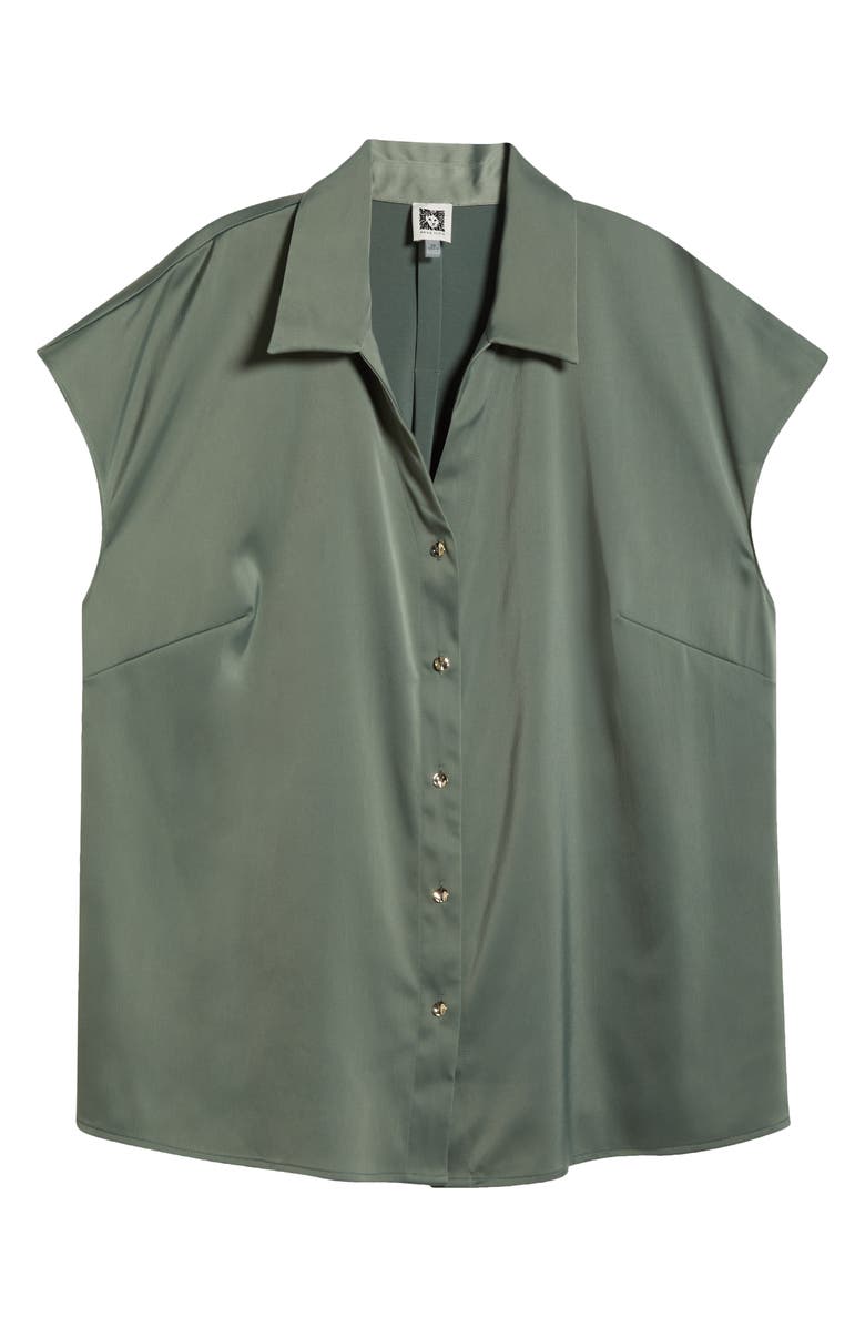 Anne Klein Button-Up Top, Alternate, color, 