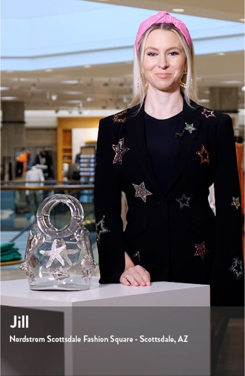 Taryn Transparent Top Handle Bag, sales video thumbnail