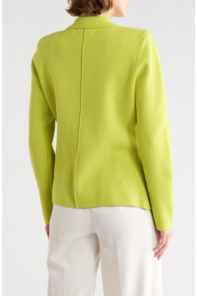 Sweater Blazer, Alternate, color, BRIGHT CHARTREUSE