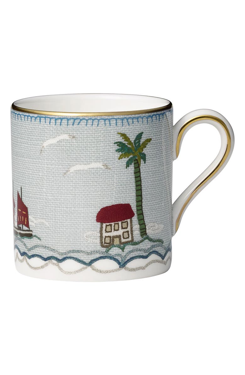 Wedgwood Sailor's Farewell Espresso Cup, Main, color, Grey