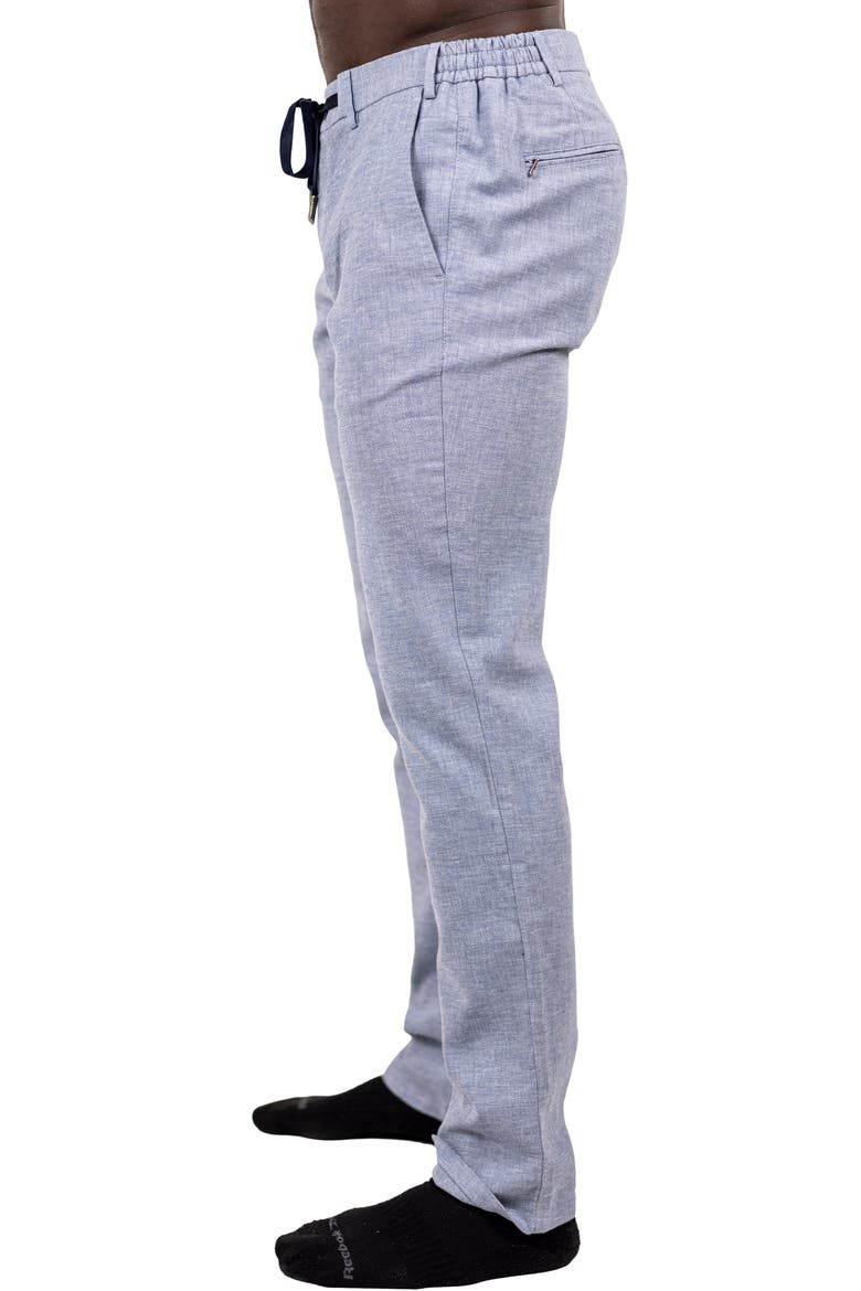 Marthyr Tapered Leg Drawstring Pants, Alternate, color, BLUE