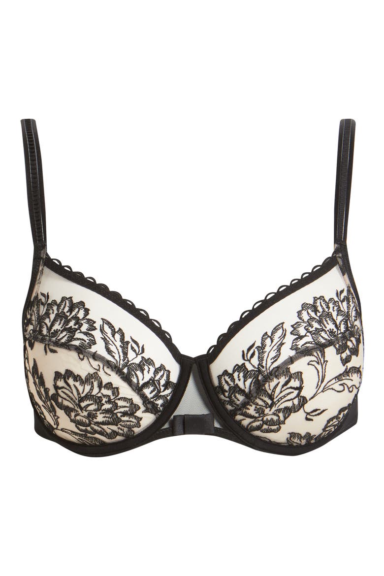 Romance Underwire Sheer Full Cup Bra, Alternate, color, LIGHT TATOO