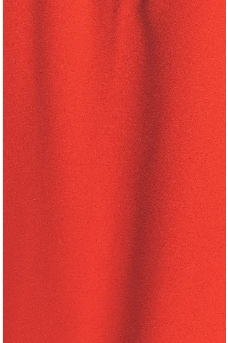 Center Pleat Sleeveless Blouse, Alternate, color, POPPY