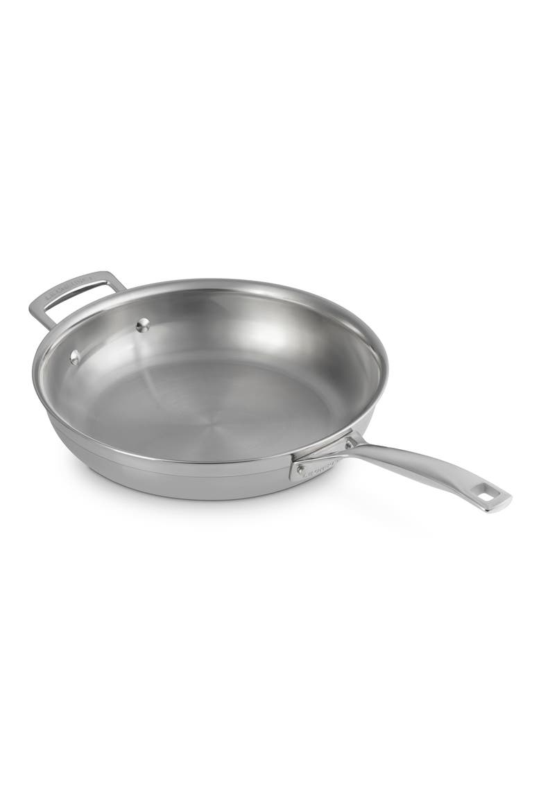 12-Inch Classic Stainless Steel Fry Pan, Alternate, color, STAINLESS STEEL