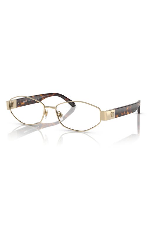 Versace Full-frame Flat Mirror In Pale Gold