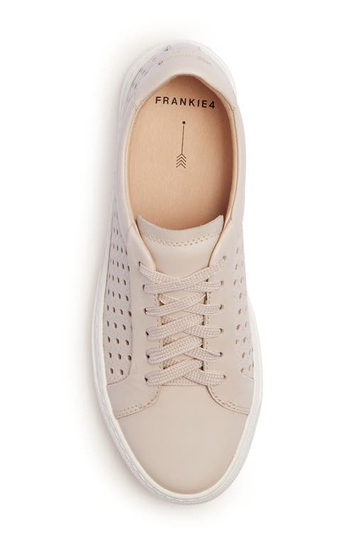 Frankie4 Mim Iv Perforated Sneaker In Ecru Weave