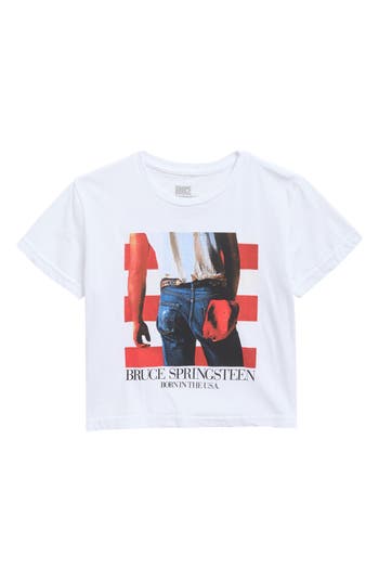 Merch Traffic Bruce Springsteen Graphic T-shirt In White