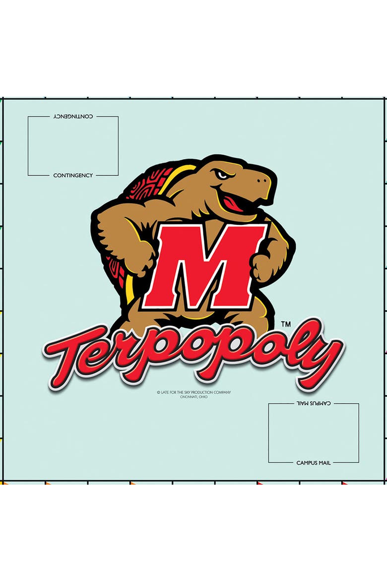 University of Maryland Terpopoly Monopoly Board Game, Alternate, color, Multicolored