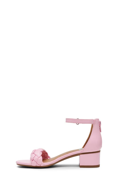 Dolce Vita Dv By  Dv  Braided Strap Ankle Strap Sandal In Pink Shiny