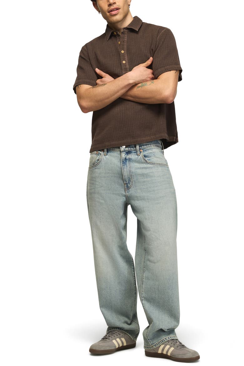 Short Sleeve Popover Shirt, Alternate, color, SHOPPING BAG