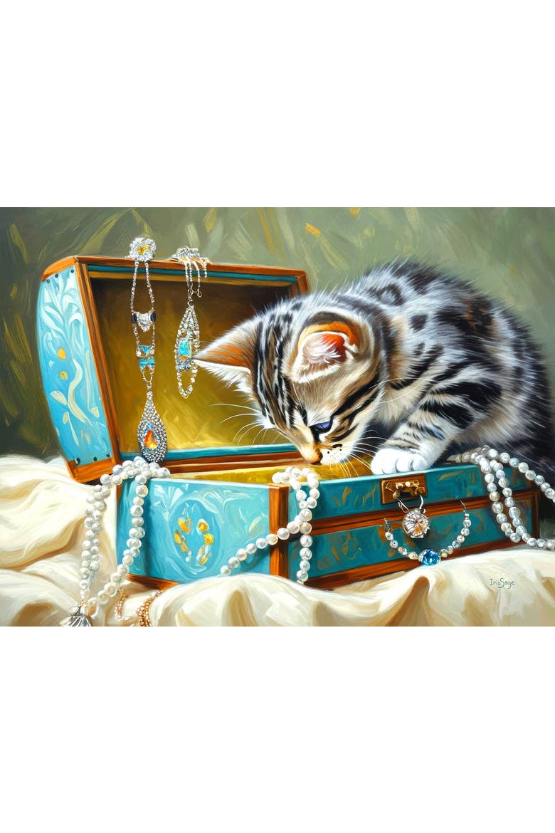 The Jewelry Box 500 piece Jigsaw Puzzle for Adults, Alternate, color, Multicolor