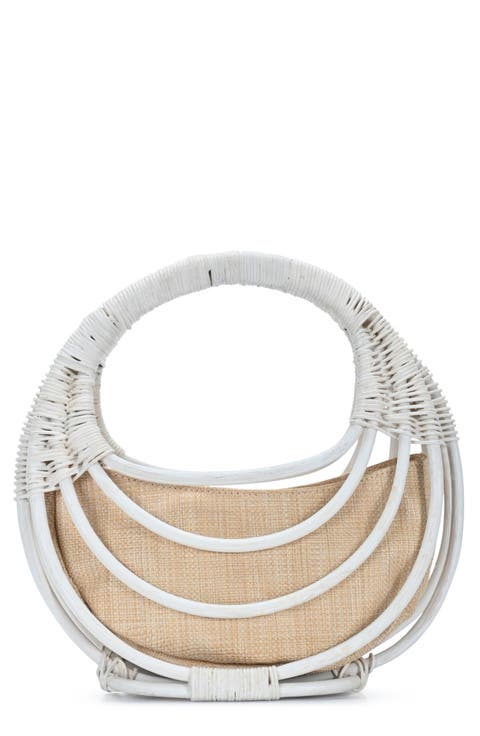 Wicker Circle Handbag