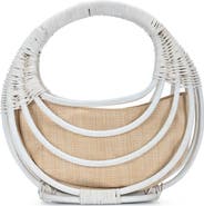Antik Kraft Wicker Circle Handbag