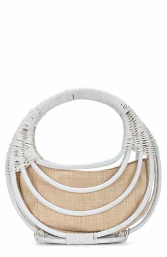 Antik Kraft Wicker Circle Handbag