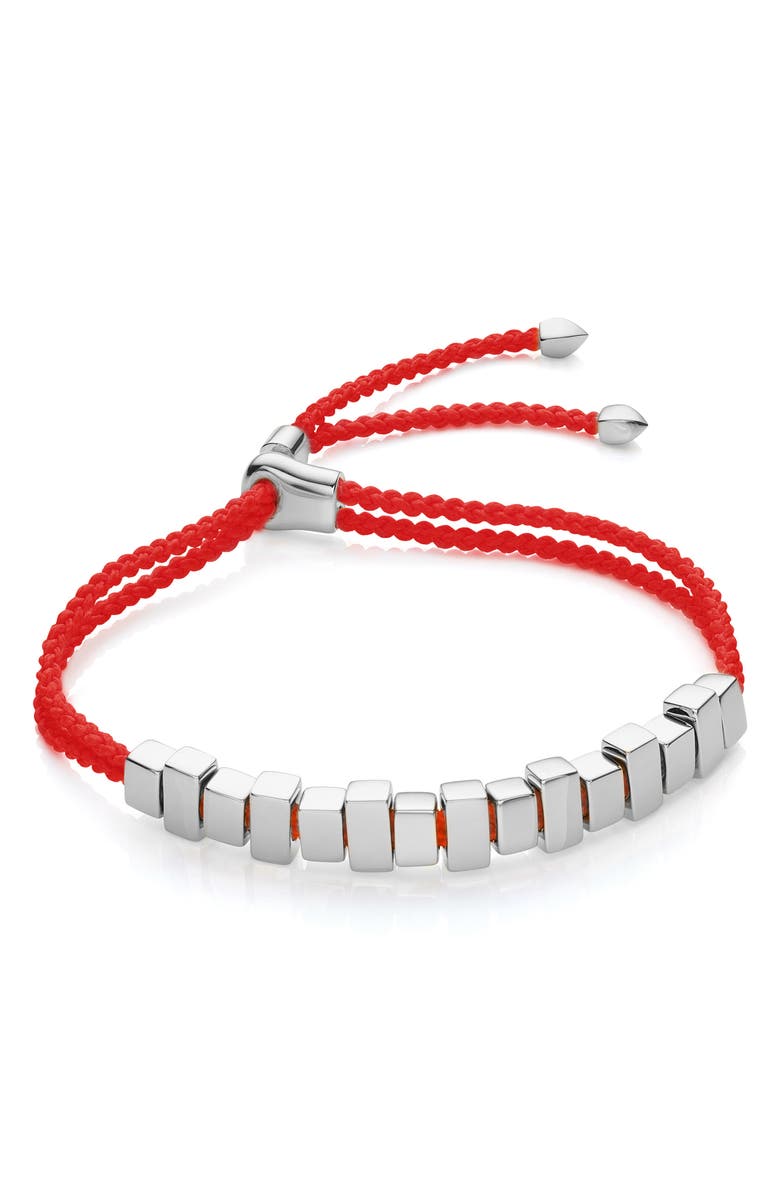 Monica Vinader Linear Ingot Friendship Bracelet, Main, color,