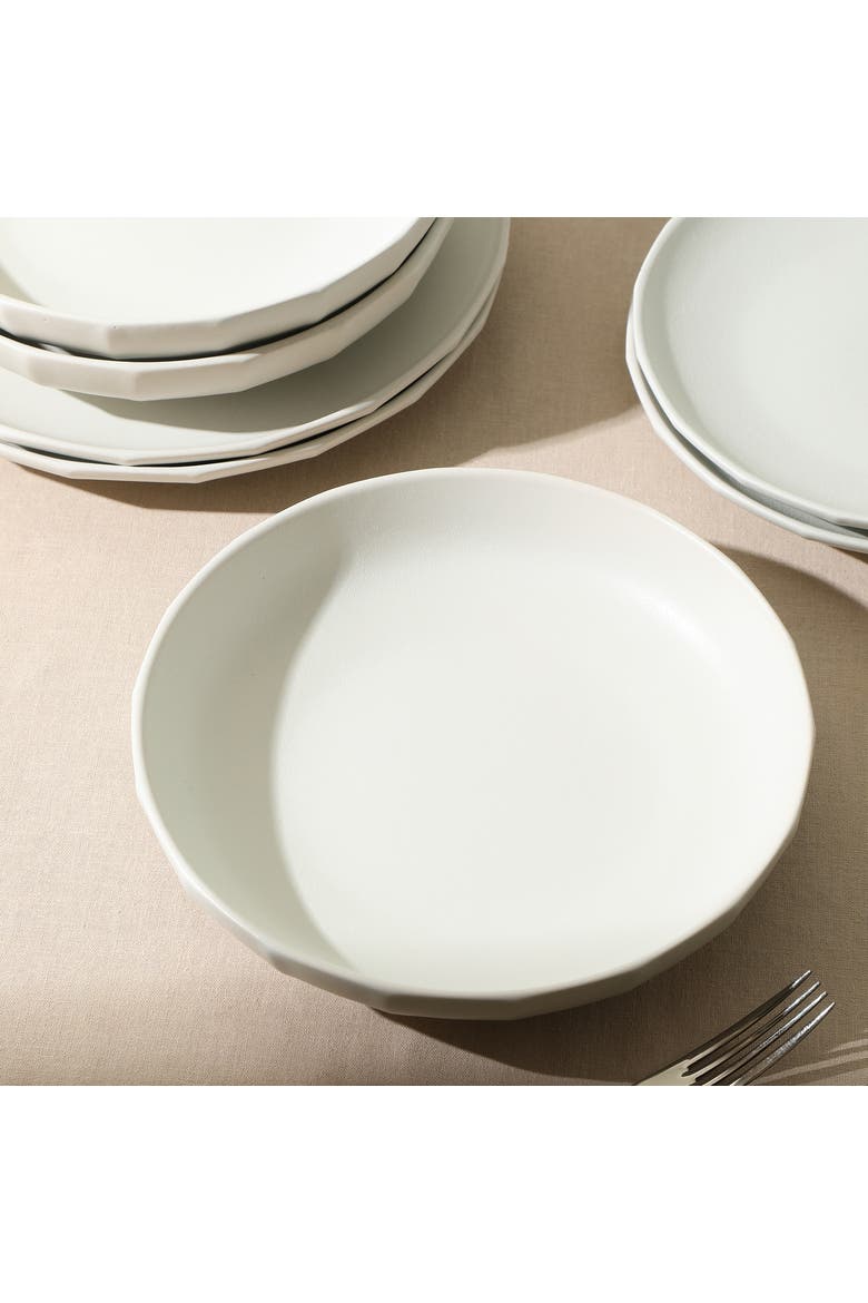 Rio Stoneware 4-Piece Pasta Bowl Set, Alternate, color, Beige