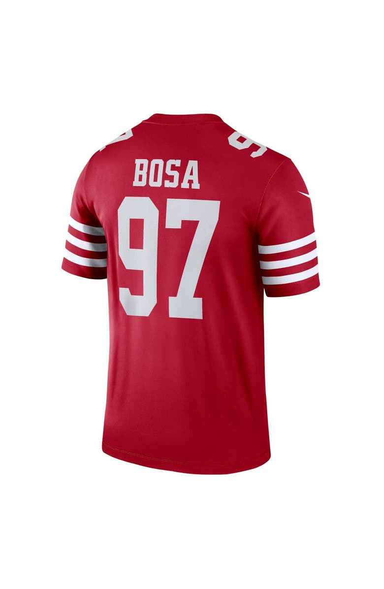 Nike Men's Nike Nick Bosa Scarlet San Francisco 49ers Legend Jersey, Alternate, color, Scarlet