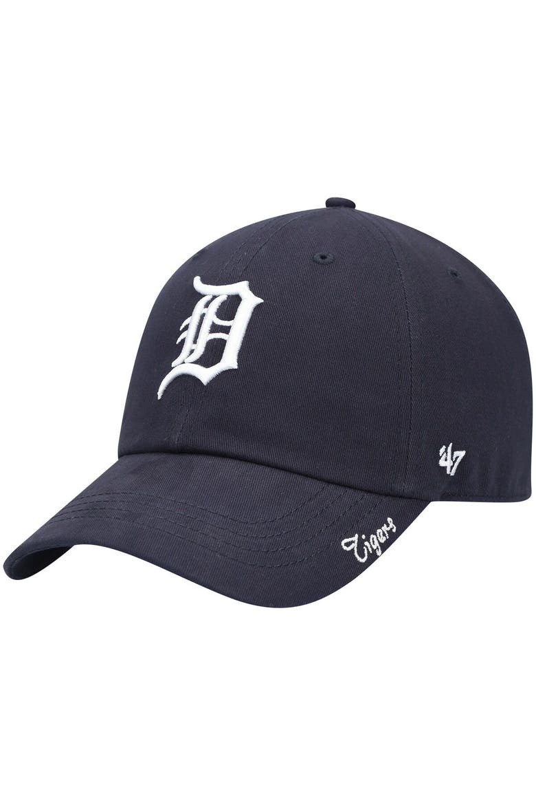 Women's '47 Navy Detroit Tigers Team Miata Clean Up Adjustable Hat, Main, color, Navy