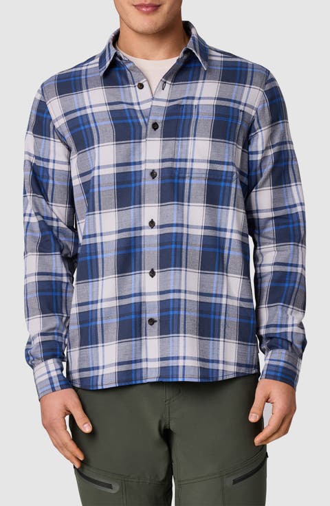 Ravenna Performance Flannel Button-Up Shirt