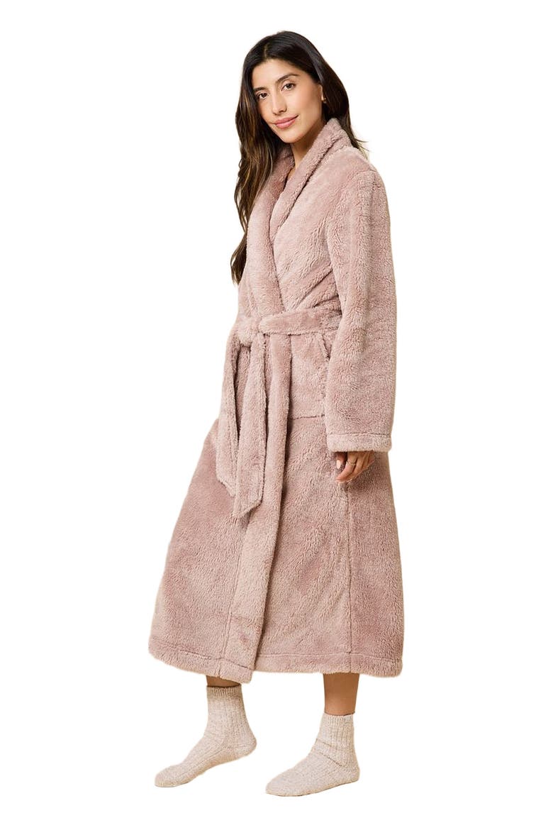 DreamPlush Wrap Robe, Alternate, color, Coco
