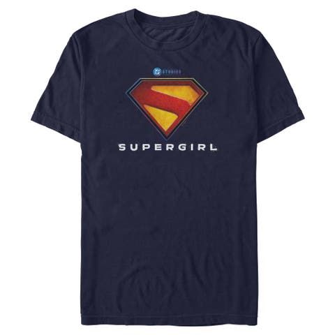 Men's Supergirl New Official Logo  Graphic T-Shirt
