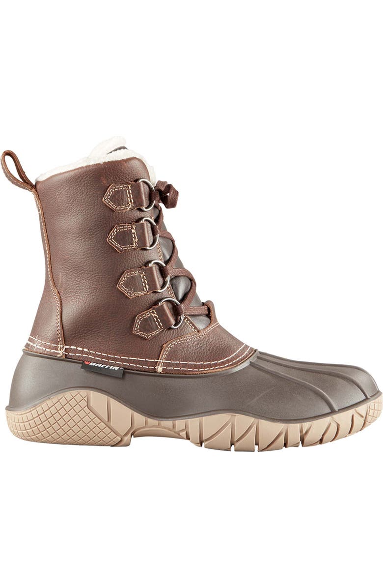 Baffin Yellowknife Waterproof Snow Boot, Alternate, color, Brown