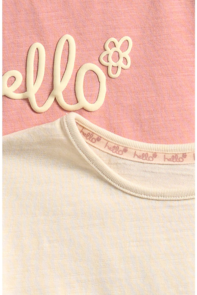 4-Pack Cotton T-Shirts, Alternate, color, PINK