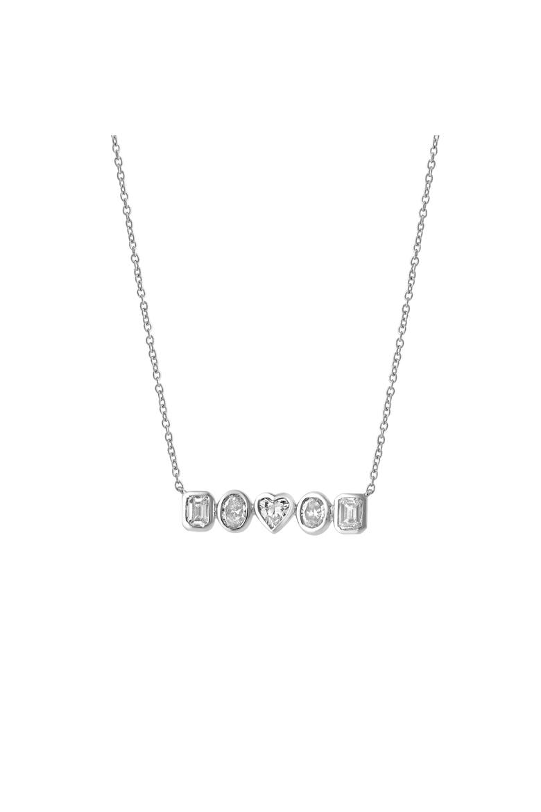Cassira 14K Gold Lab Grown Diamond Necklace - 1 Ct, Alternate, color, 14K White Gold