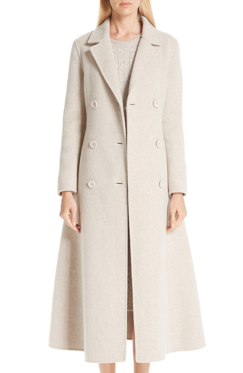 Mansur Gavriel Boiled Wool Blend Coat, Main, color,