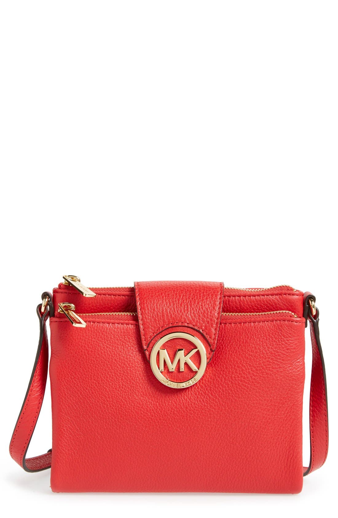 'Fulton - Large' Crossbody Bag, Main, color, CHILI
