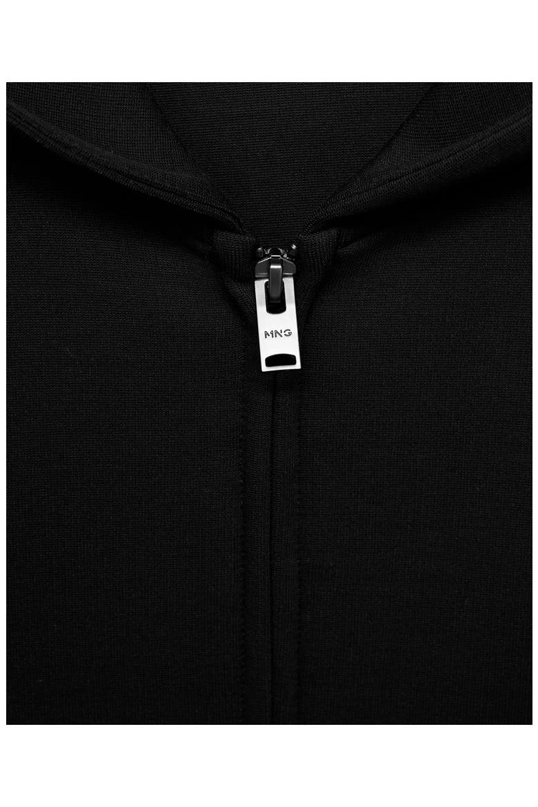 Zip-Up Hoodie, Alternate, color, BLACK