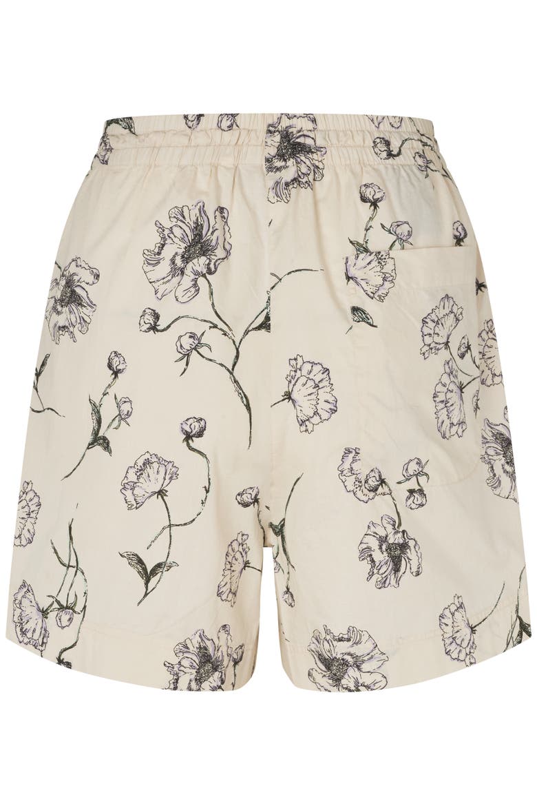 Mapeyora Crinkle Cotton Floral Shorts, Alternate, color, Lavender