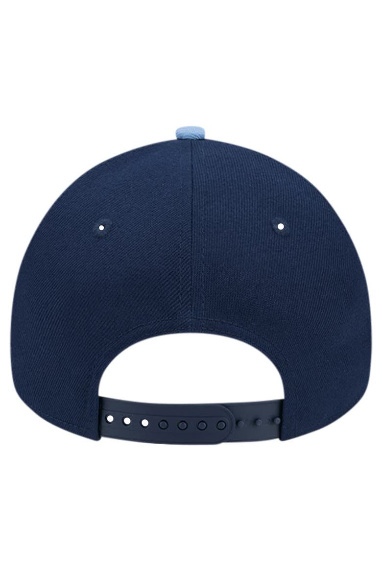 Men's New Era Navy Sporting Kansas City 2024 Kick Off Collection 9FORTY A-Frame Adjustable Hat, Alternate, color, Navy
