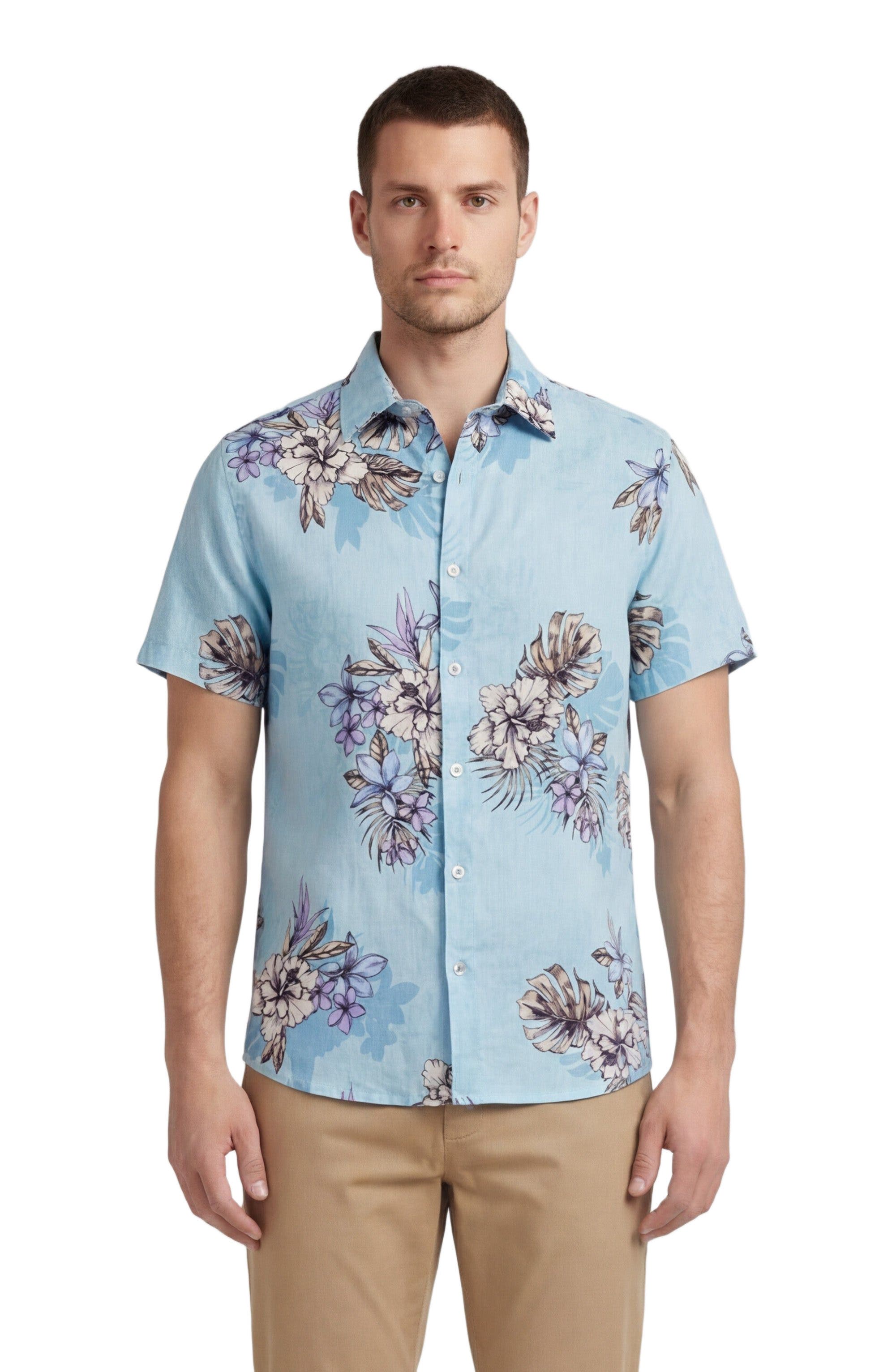 Exotic Floral Teal