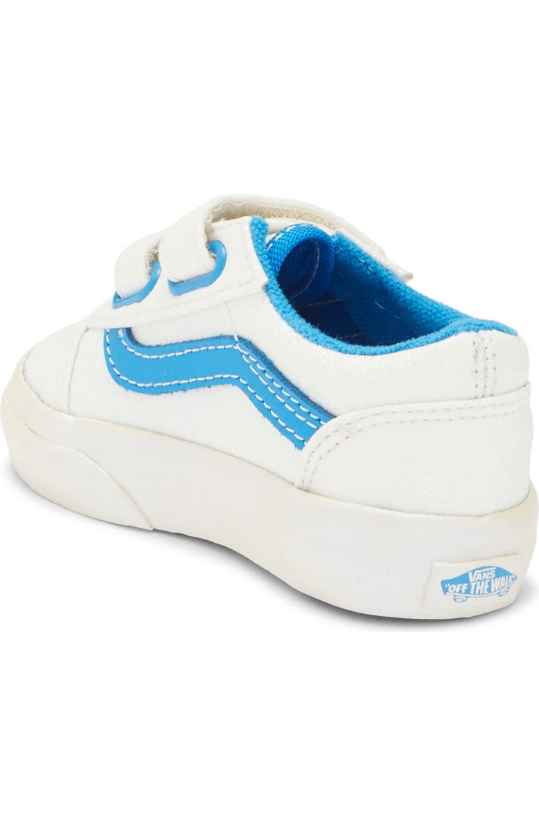 Vans Kids' Old Skool V Sneaker, Alternate, color, White/Blue