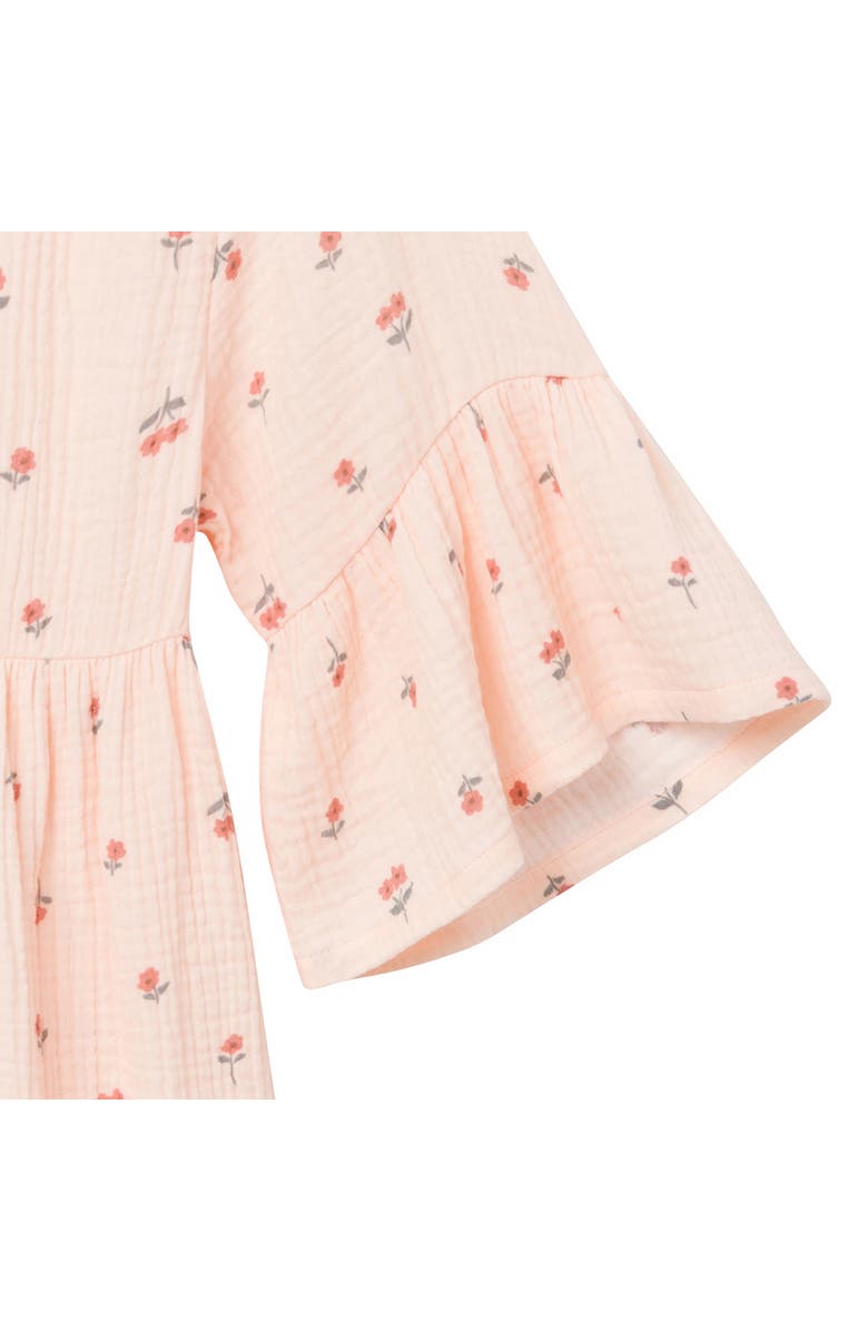 Modern Moments Mommy & Me Gauze Dress, Alternate, color, Light Pink Daisies