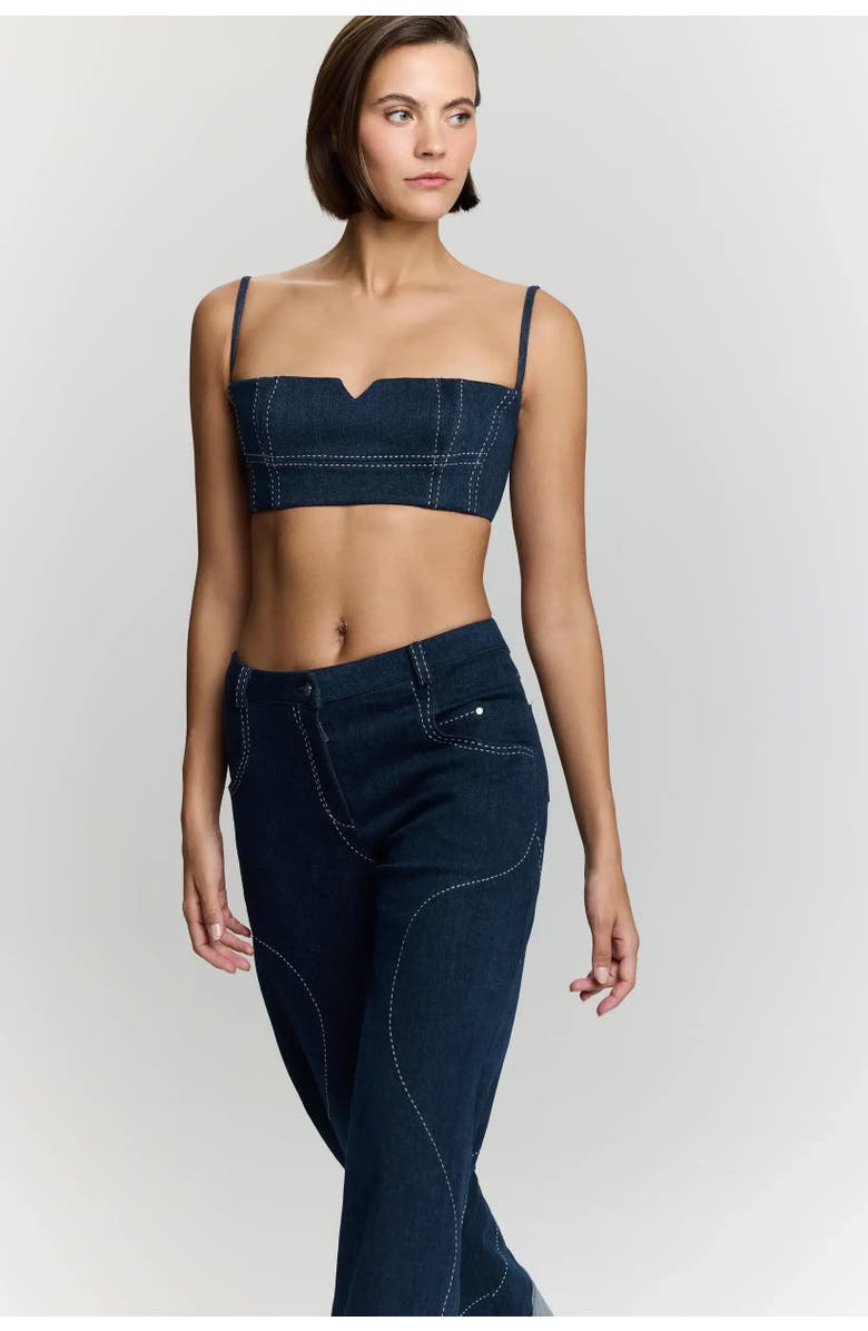 Jendue Ron Crop Top, Alternate, color, Deep Blue
