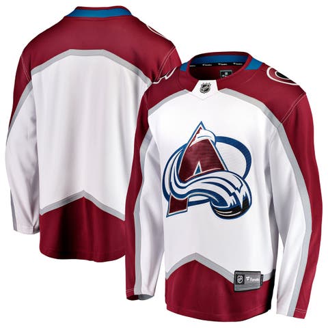 Men's Fanatics White Colorado Avalanche Away Breakaway Jersey