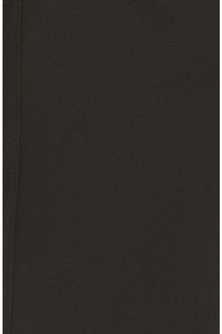 Cutout Step Hem Wool Twill Pants, Alternate, color, BLACK