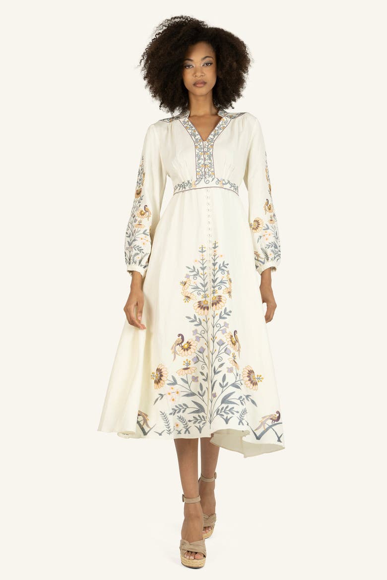 Della Dress, Main, color, Natural Crème