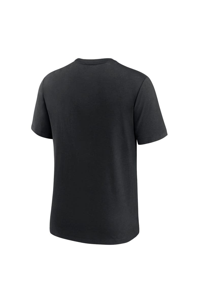 Nike Men's Nike Black Carolina Panthers Playback Logo Tri-Blend T-Shirt, Alternate, color, 