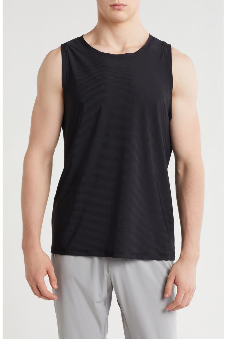 4-Way Flex Speed Muscle Tank, Main, color, BLACK