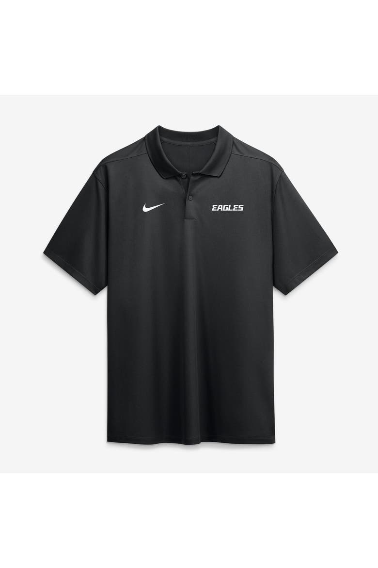 Men's Nike Black Philadelphia Eagles Wordmark Victory Dri-FIT Polo, Main, color, Black