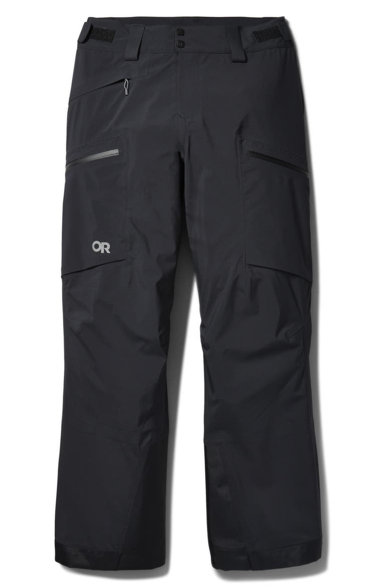 Skytour LT Waterproof Snow Pants, Alternate, color, BLACK