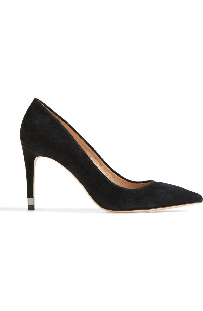 Tory Burch 'Greenwich' Suede Pointy Toe Pump, Alternate, color,