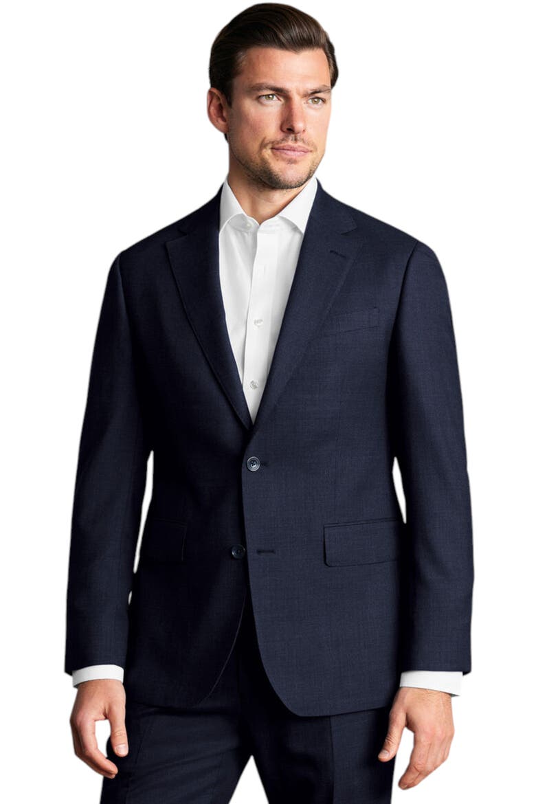 Slim Fit End On End Ultimate Performance Suit Jacket, Main, color, NAVY